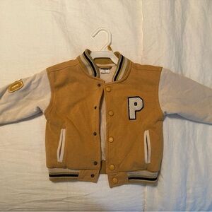 Prince Tan and White Kids Jacket
